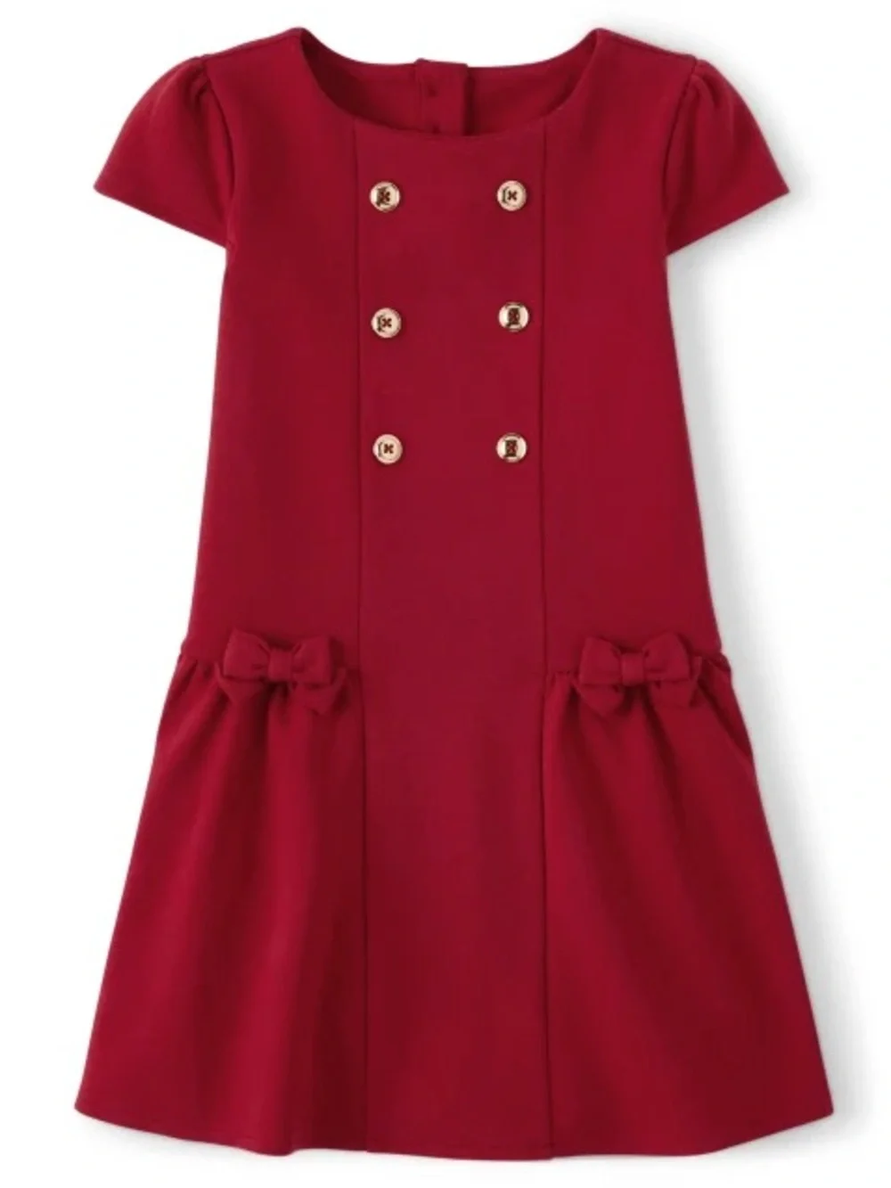Gymboree ~ Girls Bow Ponte Dress - Holiday Traditions - Red / Size 10